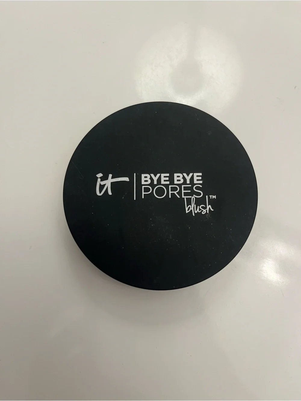 IT Cosmetics Bye Bye Pores Blush -  Compact shade LOVE- used once with brush